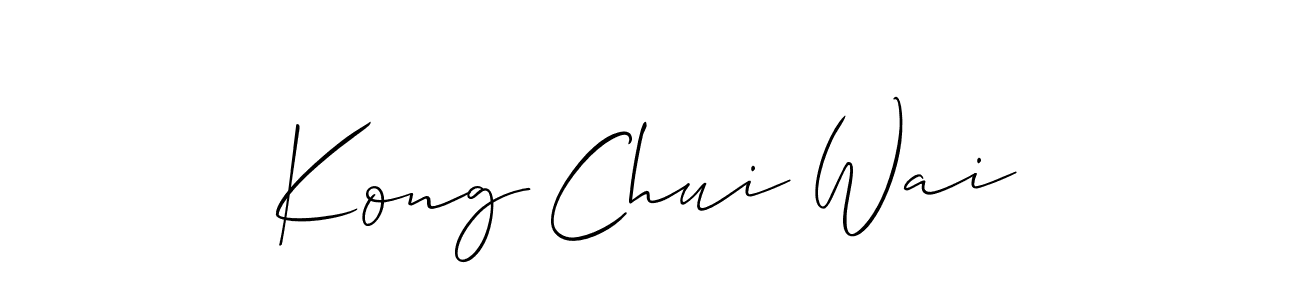 Once you've used our free online signature maker to create your best signature Allison_Script style, it's time to enjoy all of the benefits that Kong Chui Wai name signing documents. Kong Chui Wai signature style 2 images and pictures png