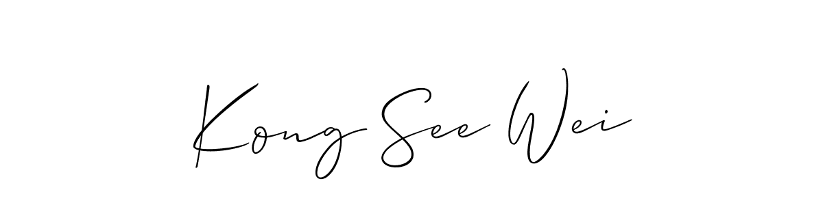 This is the best signature style for the Kong See Wei name. Also you like these signature font (Allison_Script). Mix name signature. Kong See Wei signature style 2 images and pictures png