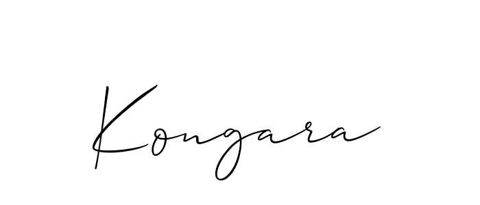 Best and Professional Signature Style for Kongara. Allison_Script Best Signature Style Collection. Kongara signature style 2 images and pictures png