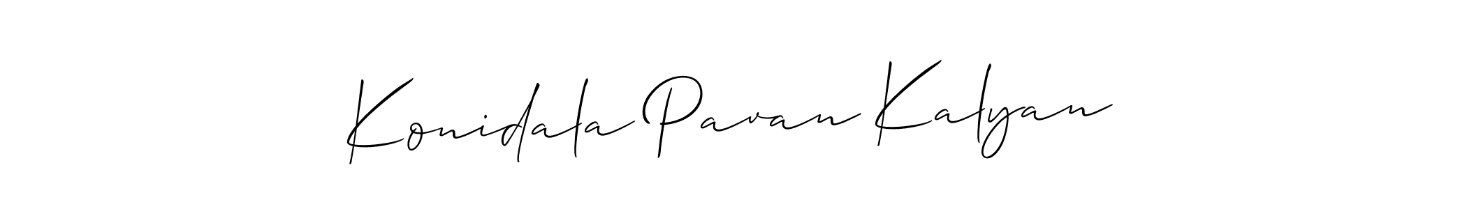 It looks lik you need a new signature style for name Konidala Pavan Kalyan. Design unique handwritten (Allison_Script) signature with our free signature maker in just a few clicks. Konidala Pavan Kalyan signature style 2 images and pictures png