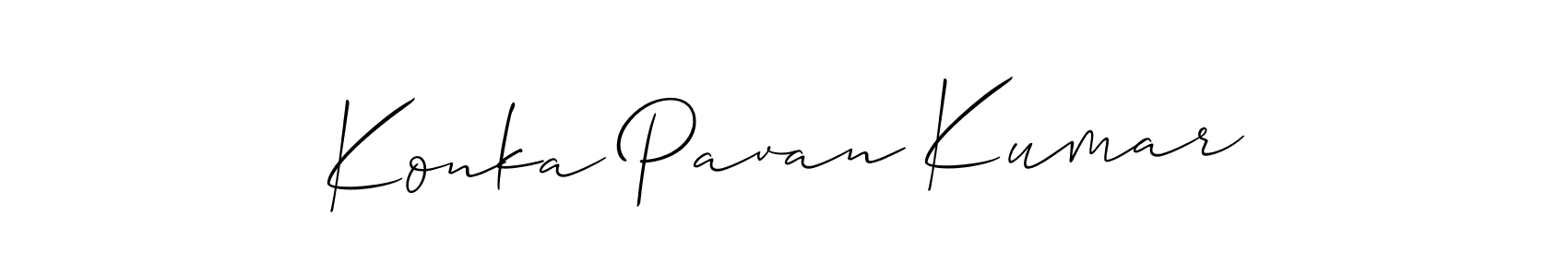 Once you've used our free online signature maker to create your best signature Allison_Script style, it's time to enjoy all of the benefits that Konka Pavan Kumar name signing documents. Konka Pavan Kumar signature style 2 images and pictures png