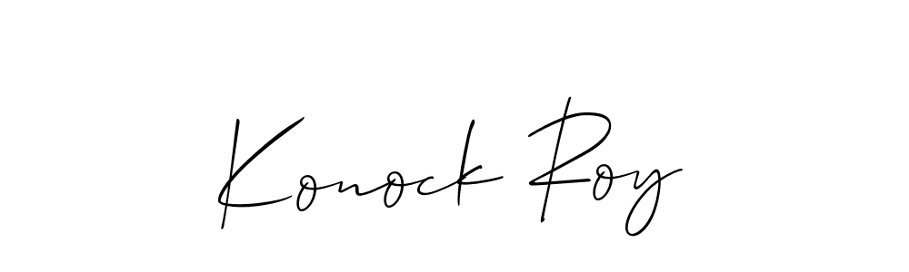 Make a short Konock Roy signature style. Manage your documents anywhere anytime using Allison_Script. Create and add eSignatures, submit forms, share and send files easily. Konock Roy signature style 2 images and pictures png