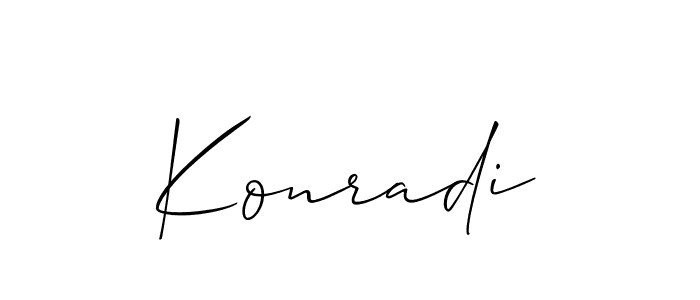 Best and Professional Signature Style for Konradi. Allison_Script Best Signature Style Collection. Konradi signature style 2 images and pictures png