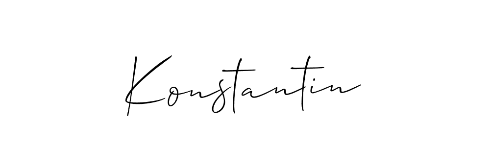 You should practise on your own different ways (Allison_Script) to write your name (Konstantin) in signature. don't let someone else do it for you. Konstantin signature style 2 images and pictures png