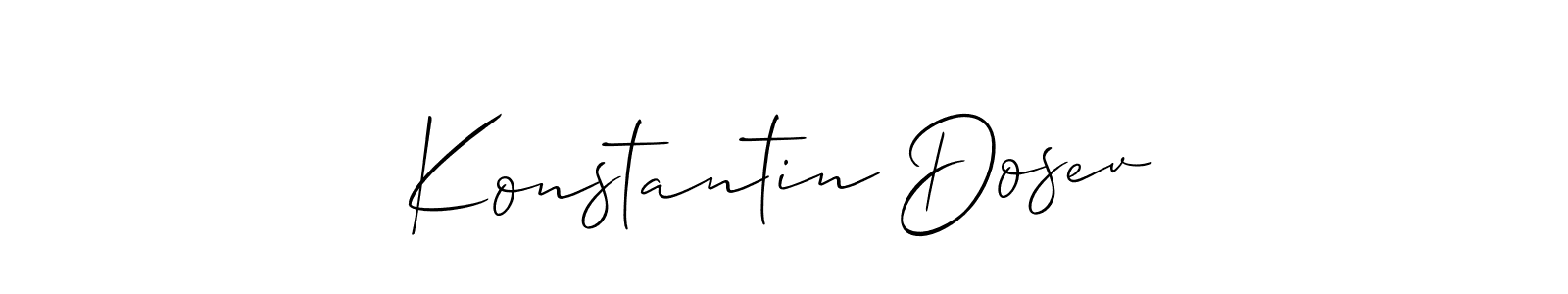 Similarly Allison_Script is the best handwritten signature design. Signature creator online .You can use it as an online autograph creator for name Konstantin Dosev. Konstantin Dosev signature style 2 images and pictures png