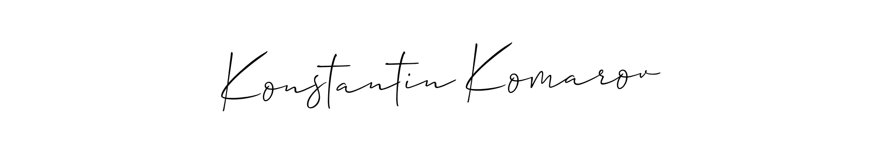 Similarly Allison_Script is the best handwritten signature design. Signature creator online .You can use it as an online autograph creator for name Konstantin Komarov. Konstantin Komarov signature style 2 images and pictures png