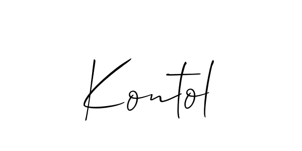 Make a short Kontol signature style. Manage your documents anywhere anytime using Allison_Script. Create and add eSignatures, submit forms, share and send files easily. Kontol signature style 2 images and pictures png