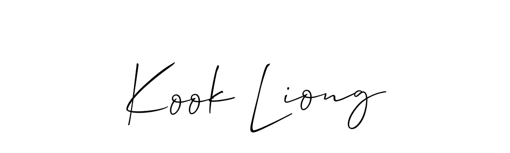 See photos of Kook Liong official signature by Spectra . Check more albums & portfolios. Read reviews & check more about Allison_Script font. Kook Liong signature style 2 images and pictures png