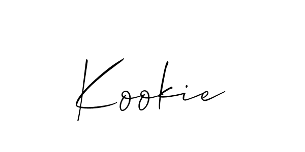 Make a beautiful signature design for name Kookie. Use this online signature maker to create a handwritten signature for free. Kookie signature style 2 images and pictures png