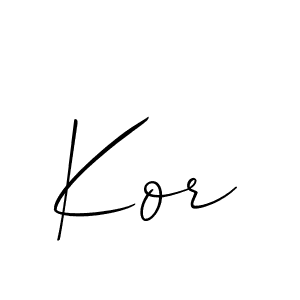 Best and Professional Signature Style for Kor. Allison_Script Best Signature Style Collection. Kor signature style 2 images and pictures png