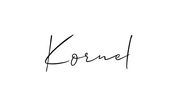 Check out images of Autograph of Kornel name. Actor Kornel Signature Style. Allison_Script is a professional sign style online. Kornel signature style 2 images and pictures png