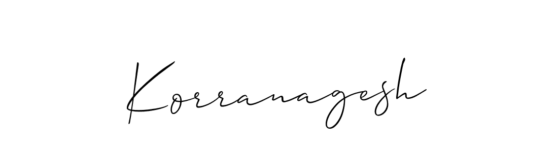 Make a beautiful signature design for name Korranagesh. Use this online signature maker to create a handwritten signature for free. Korranagesh signature style 2 images and pictures png