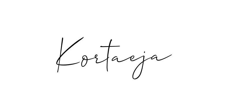 You can use this online signature creator to create a handwritten signature for the name Kortaeja. This is the best online autograph maker. Kortaeja signature style 2 images and pictures png
