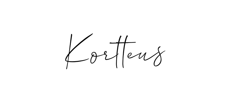 You should practise on your own different ways (Allison_Script) to write your name (Kortteus) in signature. don't let someone else do it for you. Kortteus signature style 2 images and pictures png