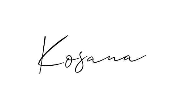 This is the best signature style for the Kosana name. Also you like these signature font (Allison_Script). Mix name signature. Kosana signature style 2 images and pictures png