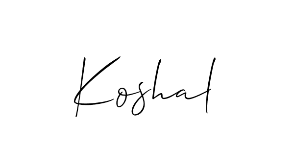 Here are the top 10 professional signature styles for the name Koshal. These are the best autograph styles you can use for your name. Koshal signature style 2 images and pictures png