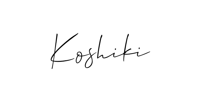 How to make Koshiki name signature. Use Allison_Script style for creating short signs online. This is the latest handwritten sign. Koshiki signature style 2 images and pictures png