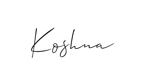 You can use this online signature creator to create a handwritten signature for the name Koshna. This is the best online autograph maker. Koshna signature style 2 images and pictures png