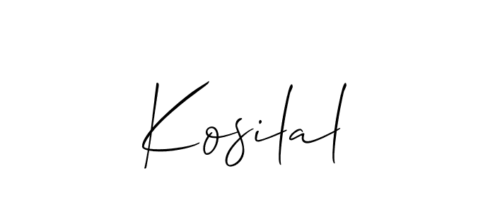 Here are the top 10 professional signature styles for the name Kosilal. These are the best autograph styles you can use for your name. Kosilal signature style 2 images and pictures png