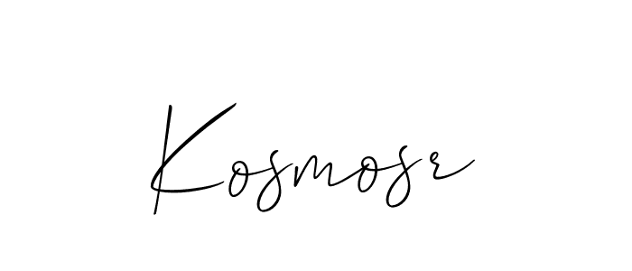 It looks lik you need a new signature style for name Kosmosr. Design unique handwritten (Allison_Script) signature with our free signature maker in just a few clicks. Kosmosr signature style 2 images and pictures png