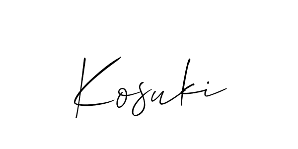 You can use this online signature creator to create a handwritten signature for the name Kosuki. This is the best online autograph maker. Kosuki signature style 2 images and pictures png