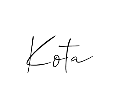 Check out images of Autograph of Kota name. Actor Kota Signature Style. Allison_Script is a professional sign style online. Kota signature style 2 images and pictures png