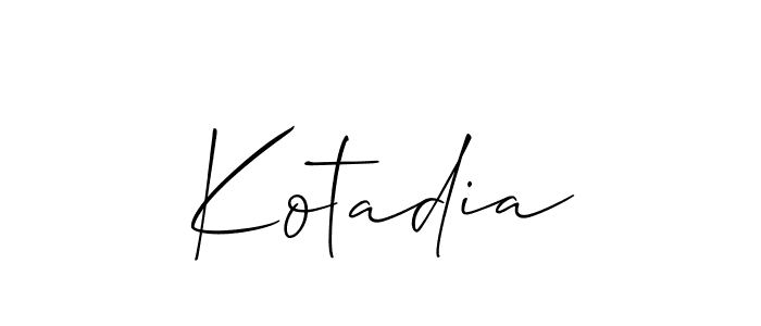 This is the best signature style for the Kotadia name. Also you like these signature font (Allison_Script). Mix name signature. Kotadia signature style 2 images and pictures png
