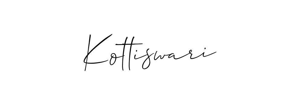 Best and Professional Signature Style for Kottiswari. Allison_Script Best Signature Style Collection. Kottiswari signature style 2 images and pictures png