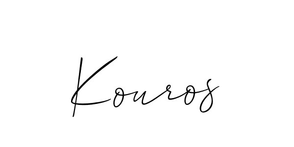 Once you've used our free online signature maker to create your best signature Allison_Script style, it's time to enjoy all of the benefits that Kouros name signing documents. Kouros signature style 2 images and pictures png