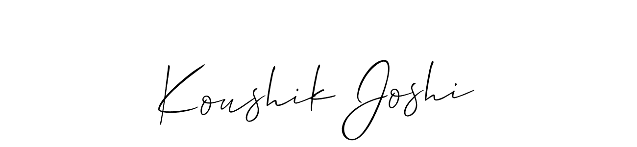 Check out images of Autograph of Koushik Joshi name. Actor Koushik Joshi Signature Style. Allison_Script is a professional sign style online. Koushik Joshi signature style 2 images and pictures png