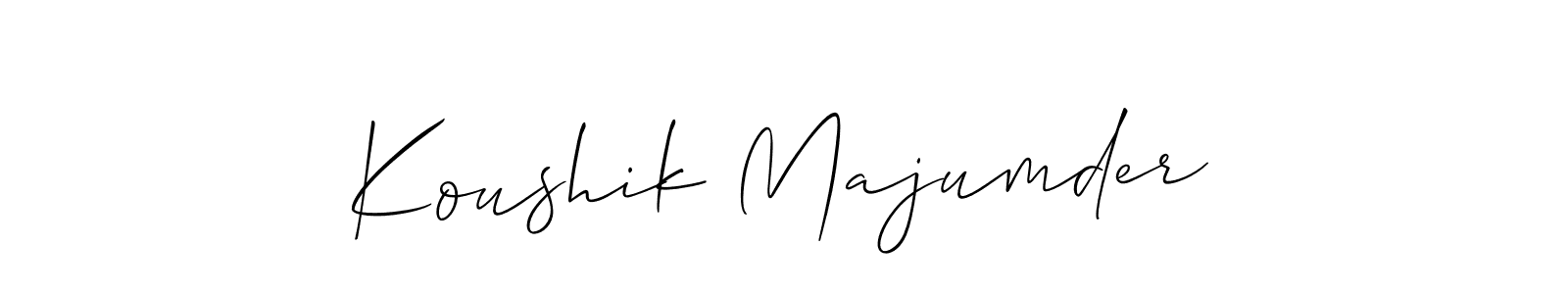 See photos of Koushik Majumder official signature by Spectra . Check more albums & portfolios. Read reviews & check more about Allison_Script font. Koushik Majumder signature style 2 images and pictures png