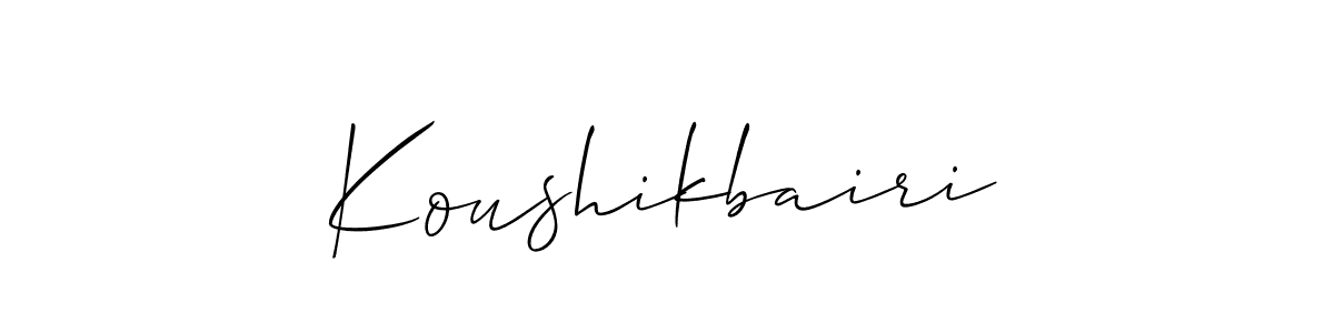 Make a beautiful signature design for name Koushikbairi. Use this online signature maker to create a handwritten signature for free. Koushikbairi signature style 2 images and pictures png