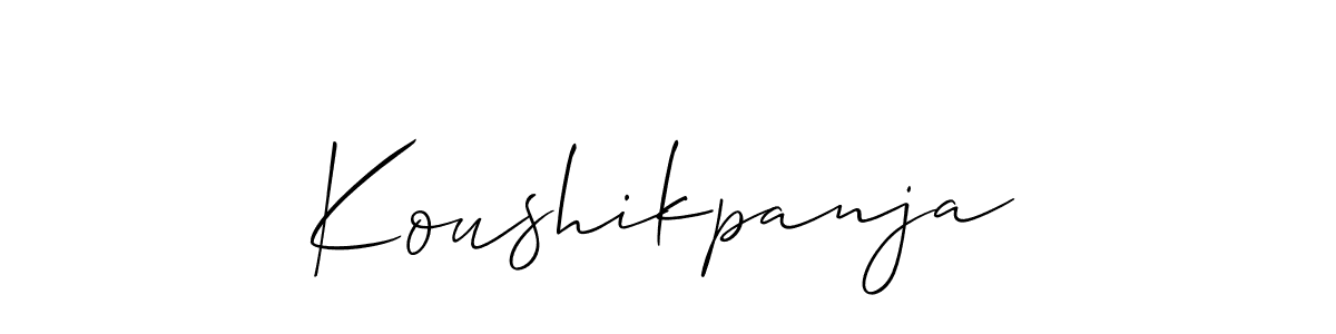 Best and Professional Signature Style for Koushikpanja. Allison_Script Best Signature Style Collection. Koushikpanja signature style 2 images and pictures png