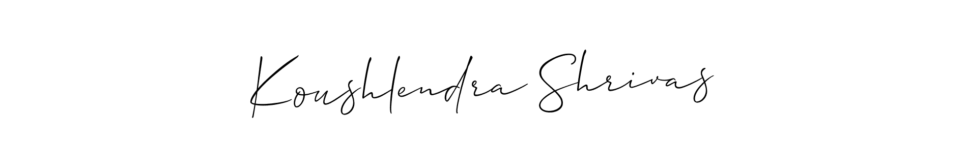 Also You can easily find your signature by using the search form. We will create Koushlendra Shrivas name handwritten signature images for you free of cost using Allison_Script sign style. Koushlendra Shrivas signature style 2 images and pictures png