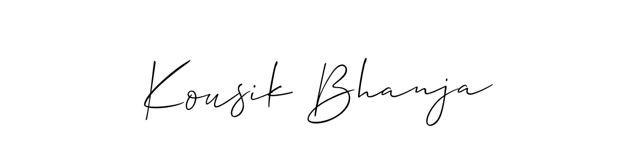Best and Professional Signature Style for Kousik Bhanja. Allison_Script Best Signature Style Collection. Kousik Bhanja signature style 2 images and pictures png