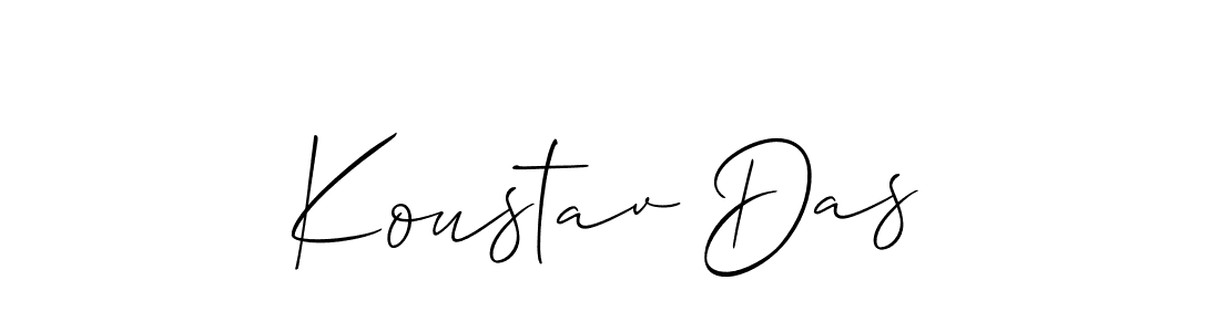 It looks lik you need a new signature style for name Koustav Das. Design unique handwritten (Allison_Script) signature with our free signature maker in just a few clicks. Koustav Das signature style 2 images and pictures png