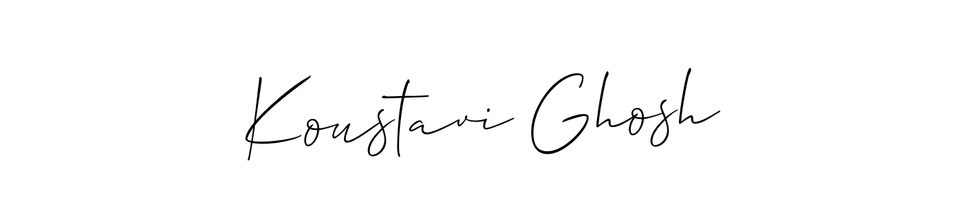 You can use this online signature creator to create a handwritten signature for the name Koustavi Ghosh. This is the best online autograph maker. Koustavi Ghosh signature style 2 images and pictures png
