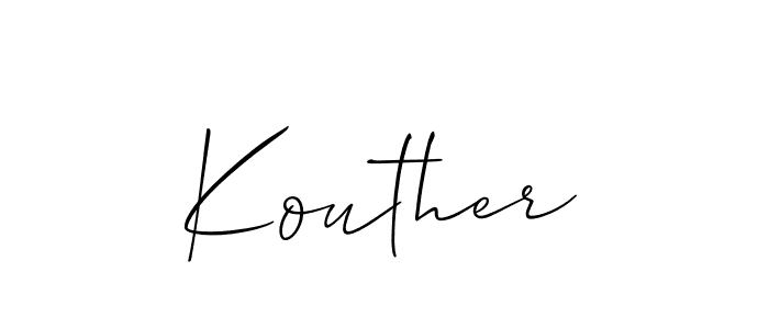 Here are the top 10 professional signature styles for the name Kouther. These are the best autograph styles you can use for your name. Kouther signature style 2 images and pictures png