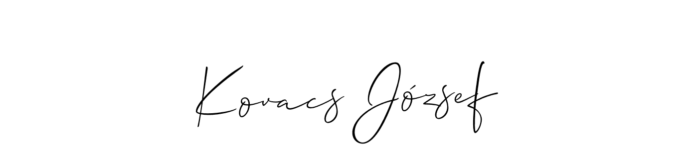 You can use this online signature creator to create a handwritten signature for the name Kovacs József. This is the best online autograph maker. Kovacs József signature style 2 images and pictures png