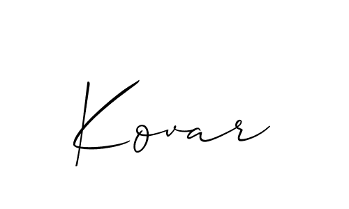 Also we have Kovar name is the best signature style. Create professional handwritten signature collection using Allison_Script autograph style. Kovar signature style 2 images and pictures png
