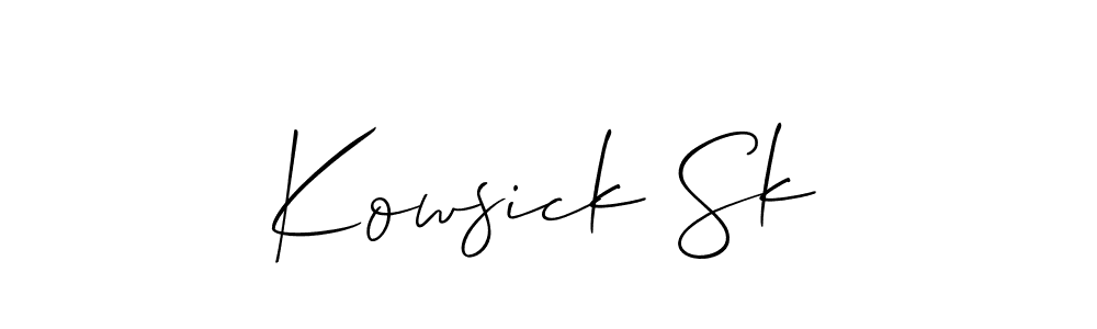 Check out images of Autograph of Kowsick Sk name. Actor Kowsick Sk Signature Style. Allison_Script is a professional sign style online. Kowsick Sk signature style 2 images and pictures png