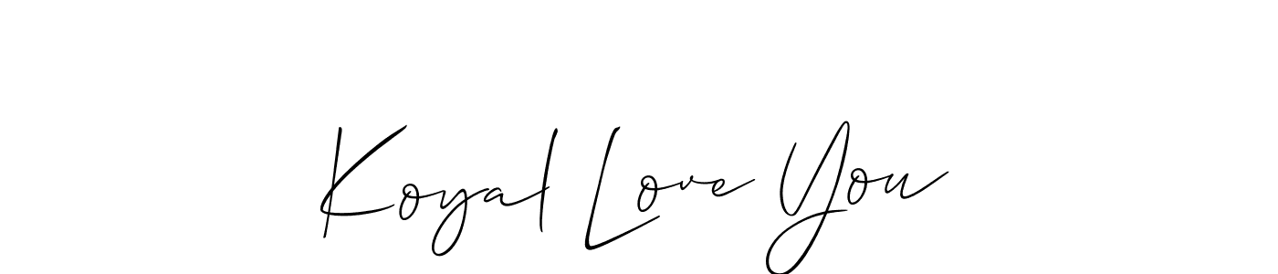 Check out images of Autograph of Koyal Love You name. Actor Koyal Love You Signature Style. Allison_Script is a professional sign style online. Koyal Love You signature style 2 images and pictures png