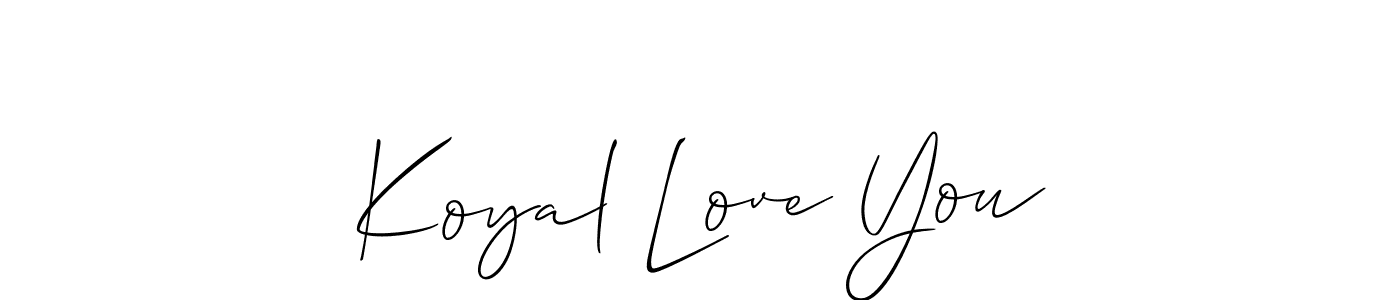 Check out images of Autograph of Koyal Love You name. Actor Koyal Love You Signature Style. Allison_Script is a professional sign style online. Koyal Love You signature style 2 images and pictures png