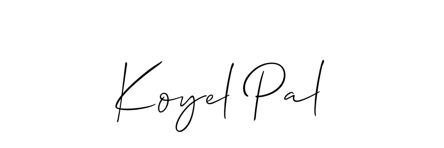 Also we have Koyel Pal name is the best signature style. Create professional handwritten signature collection using Allison_Script autograph style. Koyel Pal signature style 2 images and pictures png