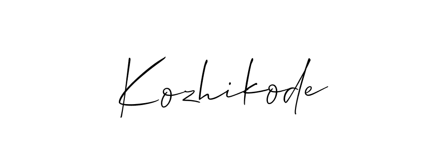 You can use this online signature creator to create a handwritten signature for the name Kozhikode. This is the best online autograph maker. Kozhikode signature style 2 images and pictures png