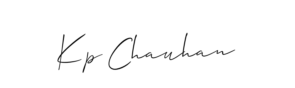 Make a short Kp Chauhan signature style. Manage your documents anywhere anytime using Allison_Script. Create and add eSignatures, submit forms, share and send files easily. Kp Chauhan signature style 2 images and pictures png