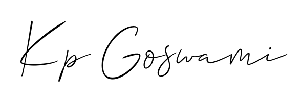 A modern signature idea for name Kp Goswami using Allison_Script font. Clean strokes and elegant curves make it stand out instantly. Kp Goswami signature style 2 images and pictures png