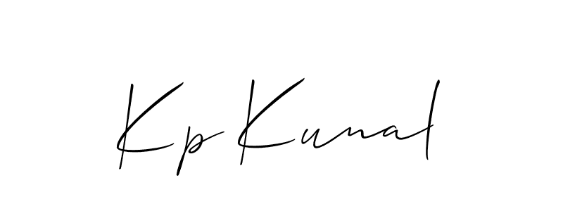 Make a beautiful signature design for name Kp Kunal. Use this online signature maker to create a handwritten signature for free. Kp Kunal signature style 2 images and pictures png