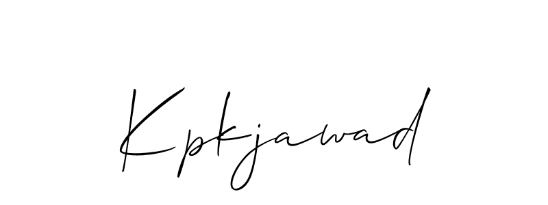 Make a beautiful signature design for name Kpkjawad. Use this online signature maker to create a handwritten signature for free. Kpkjawad signature style 2 images and pictures png