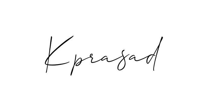 Similarly Allison_Script is the best handwritten signature design. Signature creator online .You can use it as an online autograph creator for name Kprasad. Kprasad signature style 2 images and pictures png